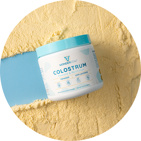 WonderCow Colostrum Powder tub