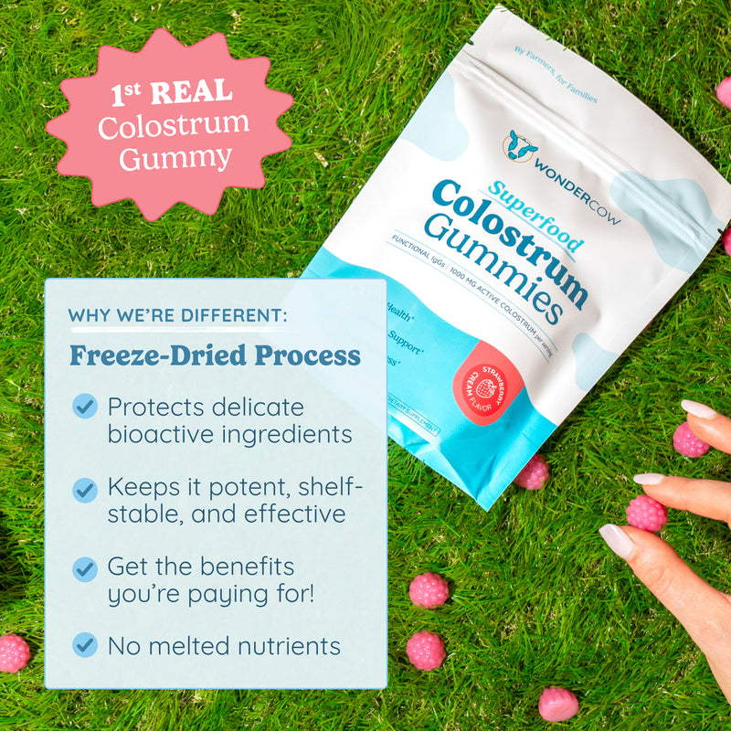 Strawberry Colostrum Gummies - 30 Serving