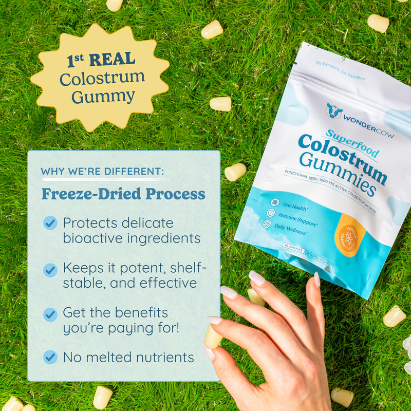 Vanilla Colostrum Gummies - 30 Serving